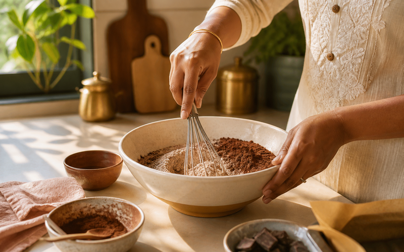 Ragi Chocolate Brownies (No Refined Sugar) cover